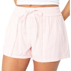 Excellent Condition, Like New, SZ M, Linen Blend Shorts, Pink